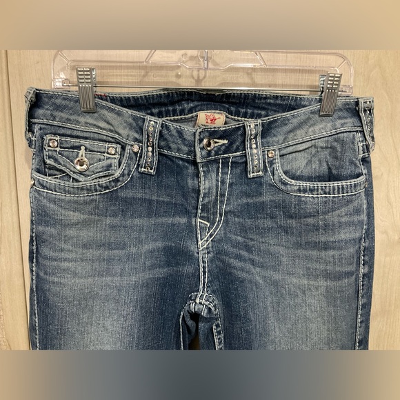 True Religion Womens Beaded Jeans #104-046712 Size 30 W Inseam 33 - Picture 3 of 15